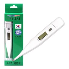 지안아트코리아 디지탈 접속식 전자 체온계 의료기기 20초 측정 체온계, 1개