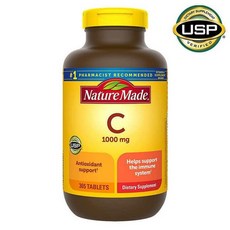 Nature Made 네이처메이드 비타민C 대용량 1000mg 365정 Vitamin C, 1개