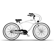 Vivelo 비블로 라이더 X 비치 크루저 남성용 완전 자전거 알루미늄 프레임 코스터 브레이크 조명 세트 26인치, 3-Speed, Clyde