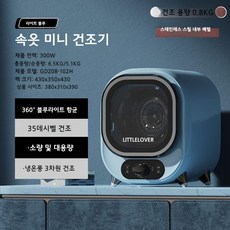 빨래 소형 미니건조기 5kg 기숙사 속옷 자취 수건, 04.D