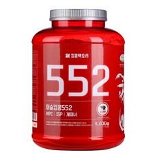 머슬킹콩552 단백질보충제, 1개, 4kg