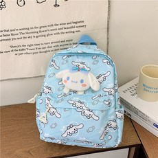 삼려갈매기 책가방 큐티남녀 대용량 백팩, 스몰 사이즈 블루, 1개