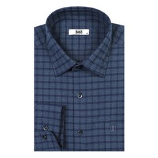 닥스셔츠 [23년FW신상품][매장인기] 따뜻하고 편안한 착용감의 그린 스몰체크 레귤러핏 남성 캐주얼셔츠