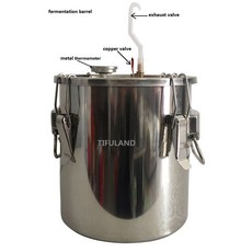 스틸 온도계가 와인 배럴 10L 발효기 스테인리스 20L 있는 54L 35L, 55L, 1개