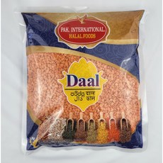 킹 푸드 할랄푸드 레드 렌즈콩 렌틸콩 800g halal food daal Red split lentils 800g, 1개