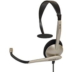 [해외직구]Koss CS95 음성 인식 컴퓨터 헤드셋, One Color, One Color_One Size