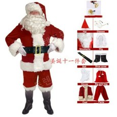 SANTA 남자 산타복 복장 의상 코스튬 코스프레 빅사이즈 옷 크리스마스