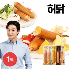[허닭] 닭가슴살 소시지 후랑크 5종 1팩, 70g, 1개