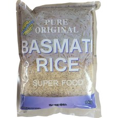 Indian Supreme Basmati Rice(바스마티 라이스 찐쌀) 1kg, 1개