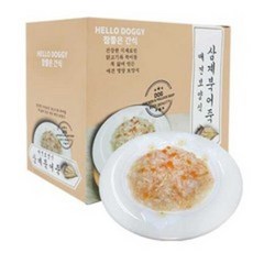 참좋은간식 삼계죽 강아지 간식 80g, 삼계+북어 혼합맛,