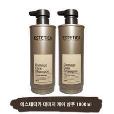 에스테티카 데미지 케어 샴푸, 2개, 1000ml