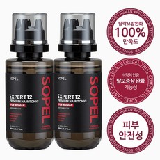 쏘펠 엑스퍼트12 여성맞춤 프리미엄 탈모토닉, 2개, 150ml