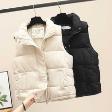 여성 패딩조끼 겨울 패딩 베스트 여자 빅사이즈