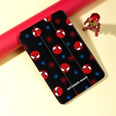 태블릿PC파우치 마블 2018ipad파우치 3번접음방식 9.7inch2019아이디어 사과 태블릿 PC실리콘 mini5보호케이스 7.9셀럽 귀여운 전면덮개 떨어트림방지 거미 아이, T09-mini5-7.9inch(스파이더맨)강화필름