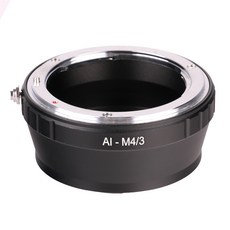 AI-M4/3 카메라 렌즈 어댑터 마운트 어댑터 링 니콘 F AI AF 렌즈 마이크로 4/3 올림푸스 파나소닉, 한개옵션0, 1개