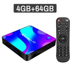X88프로 안드로이드 10 TV 셋톱박스 2.4 5G 블루투스, 4G64G_OK_중국