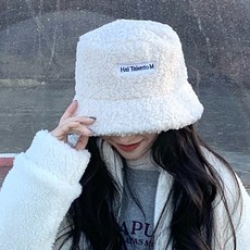 귀마 소녀 코디 포인트 겨울 가을 팬시 여자 큐트 램스울 단품 클로슈햇