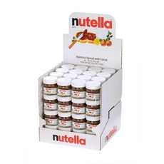 Nutella Hazelnut Spread with Cocoa Glass Jar.88 Ounce - 6 코코아 유리병을 곁들인 누텔라 헤이즐넛 스프레드.88온스 - 케이스당 64개