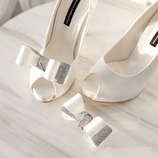 반짝이리본코사지