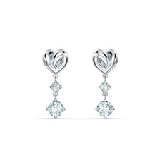 스와로브스키백조귀걸이