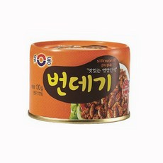 FOODALL 유동 번데기 캔 130G, 1