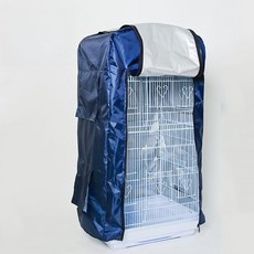 새장 커버 앵무새 케이지 덮개 먼지 보온 암막 겨울 방한, 두꺼운 면(47x36x93cm), 1개