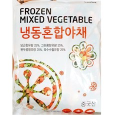 업소용 식당 음식점 식자재 랜시 냉동 혼합 야채 1Kg 채소 오이 쌈채소 샐러드야채 양파 청양고추 과일 냉, 쿠팡 1