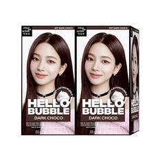 미쟝센 헬로 버블 염색제, 3NT 다크초코턴컬러, 2개