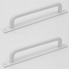 무드체인지 미닫이문 슬라이딩도어 판손잡이 15x165mm, 2개, 백색