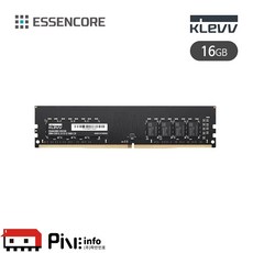 에센코어 KLEVV DDR4 16G PC4-25600 CL22 3200MHz 파인인포 (하이닉스 칩 내장)