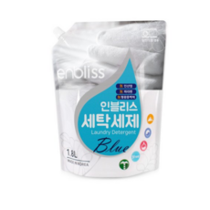 인블리스 블루 세탁세제 꽃향 리필, 1.8L, 10개