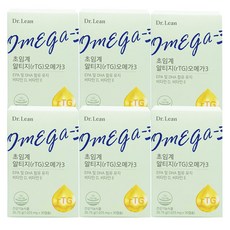 닥터린 초임계 알티지 오메가3 6박스 180캡슐(6개월분), 상세페이지 참조, 상세페이지 참조