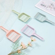 고양이 배변 청소 스쿱 화장실 모래삽주걱 (WFA6799), 블루, 1개