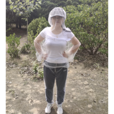 장마준비 방충옷 모기장옷 산책 캠핑 벌초복장 양봉 여름 작업, 1개