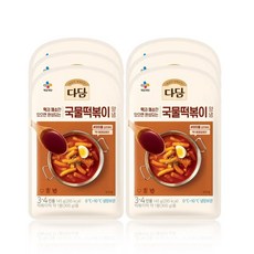 CJ 다담 국물떡볶이양념 145g, 6개