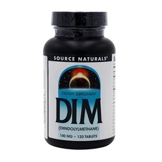 [Source Naturals] 소스 내추럴스 DIM (디인돌리메탄) 100 mg 120 타블렛, 1개