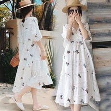 여성 여름 상큼한 임산부원피스 5R2430