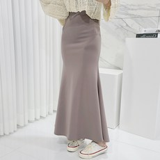 어반조이 파스텔 네오프랜 밴딩 머메이드 롱스커트