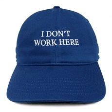 IDEA 볼캡 SORRY I DON'T WORK HERE 블루