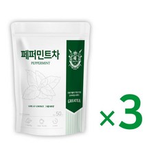 Greatea 그래이티 페퍼민트 차 50티백, 1g, 50개입, 3개