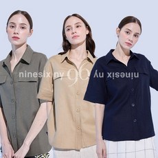 [23SS최신상]나인식스뉴욕 린넨블렌디드 셔츠블라우스 3종