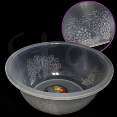 대일 포도식기 소 중 대 믹싱볼 과일 문양 대야 바구니, 소 27cm, 1개