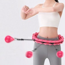에이치먼트 스마트 훌라후프 슬림핏후프 뱃살타파돌리고, 19구 핑크