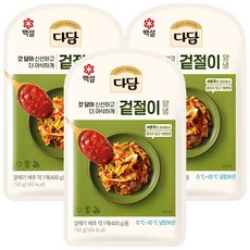 백설 다담 겉절이양념 150g, 3개