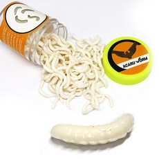 냄새나는 루어 가짜 미끼 낚시웜 바다웜 지렁이웜 소프트웜 새우웜 새우 구더기, 13 냄새나는 구더기웜