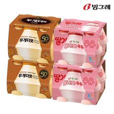 빙그레 투게더맛 우유 240ml 8개+딸기맛 우유 240ml 8개, 1세트