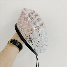 망사여자베레모