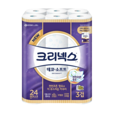 유한킴벌리 크리넥스 데코앤소프트 와이드 35m 24롤 x 1팩, 1개