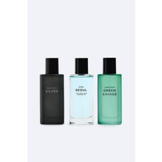 [국내배송]자라 ZARA SILVER + GREEN SAVAGE SEOUL 40ML 남자 향수 471578 - 자라남자향수