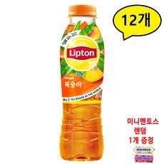 립톤 아이스티 피치 500ml 12개입 Lipton Iced Tea Peach, 단품, 12개